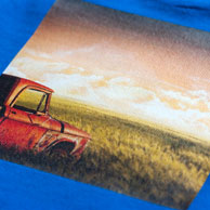 濃色生地用転写プリント