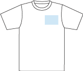 左胸へプリント