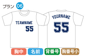 背番号Tシャツパック